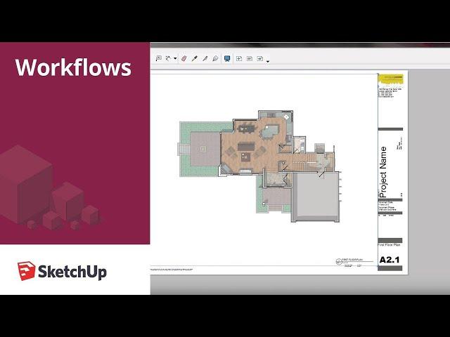 SketchUp for Construction Documentation: Layout Floor Plans Template