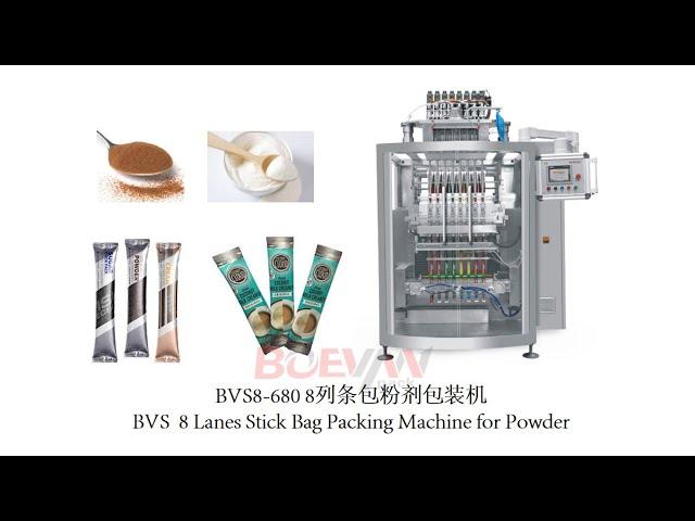 BVS 8 Lines Stick Bag Packing Machine