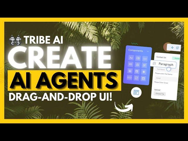 Tribe AI: Rapidly Build & Coordinate Multi-Agent Teams With A Drag-and-Drop  UI!