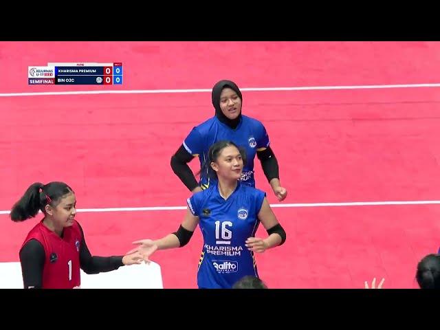 Kharisma Premium VS BIN O2C 2-3 | Highlight KEJURNAS U-17 2024 Putri | Moji