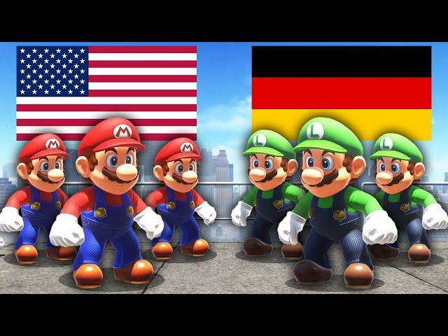 AMERICA vs GERMANY in Mario Odyssey Online