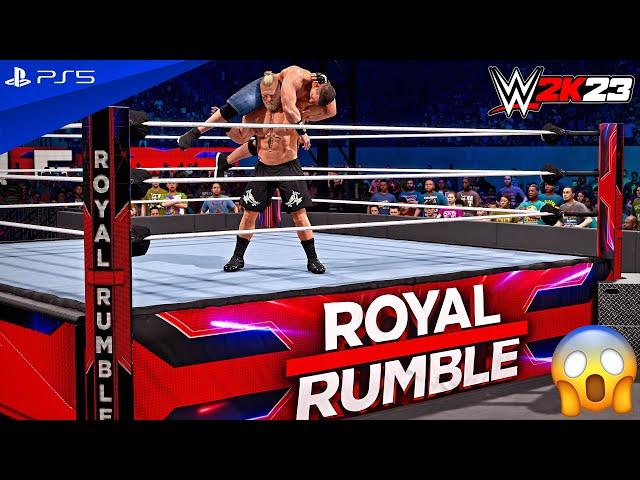 WWE 2K23 - Legendary 30-Man Royal Rumble Match | PS5™ [4K60]