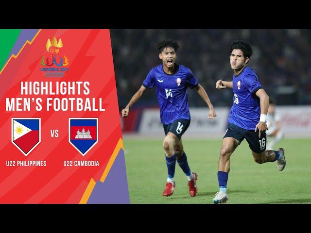 HIGHLIGHTS | U22 PHILIPPINES - U22 CAMBODIA | GROUP A CAMBODIA SEA GAMES 32