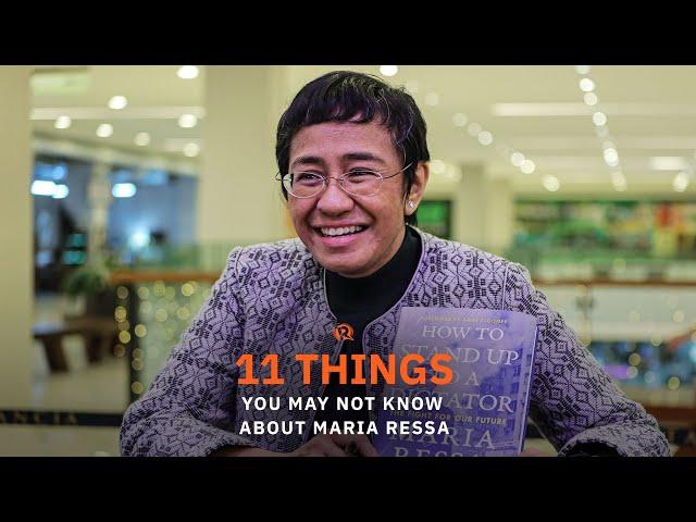 11 things you may not know about Maria Ressa