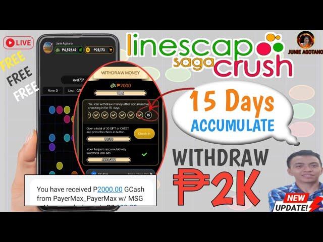 Linescape Crush Withdraw ₱2000 | Legit nga ba ito? Let's find out kung may kasunod nga ba na task...