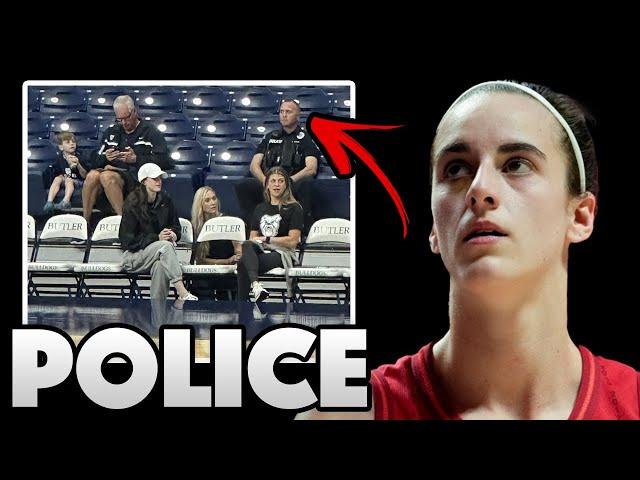 Caitlin Clark with POLICE Security After End to WNBA Season...