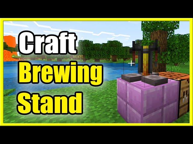 How to Make Brewing Stand in Minecraft (Make Potions!)