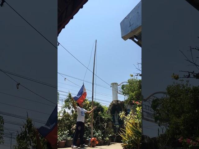 Philipine flag raising #philippines #shorts