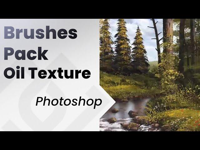 Photoshop Brushes pack for artistic Painting with Oil Texture MA-Brushes