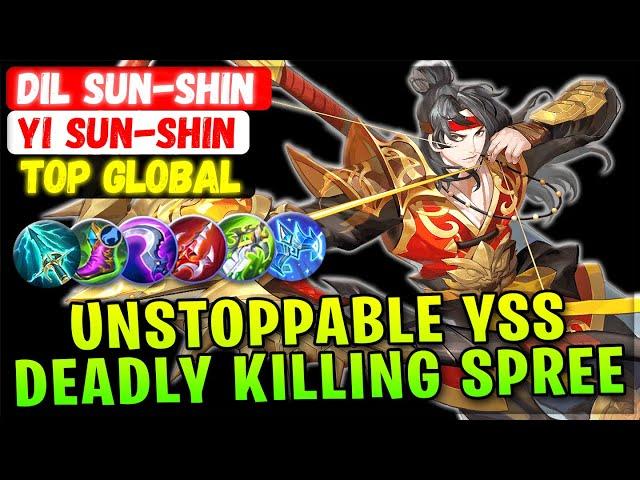 Unstoppable YSS Deadly Killing Spree [ Top Global Yi Sun-shin ] DiL Sun-shin - Mobile Legends Build