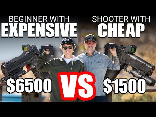 Beginner with $6,500 2011 VS Shooter with a $1,500 Pistol