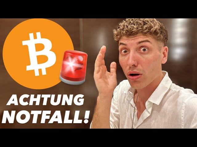 Bitcoin Crash: HIER ist Schluss! Ich Kaufe JETZT!  [Notfall-Update]