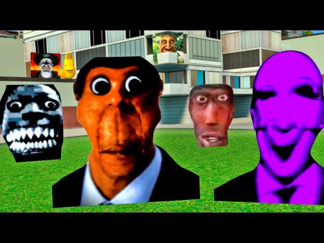 ПОБЕГ NEXTBOTS OBUNGA ГАРРИС МОД || Garry's Mod ОБУНГА НЕКСТБОТЫ