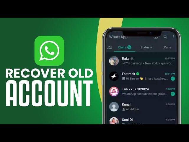 How To Recover Old WhatsApp Account Without Sim (2025) Easy Tutorial