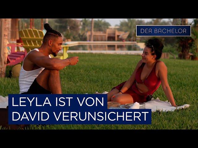 Leyla ist von David verunsichert  | Der Bachelor