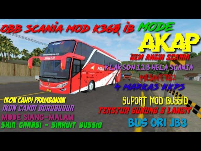 Obb sound scania k360 ib v3.5|| suport all mod+tekstur lagit dan dunung+super sepeed