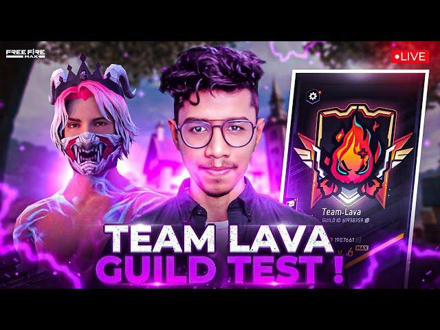 LIVE TEAM LAVA GUILD TEST LIVE