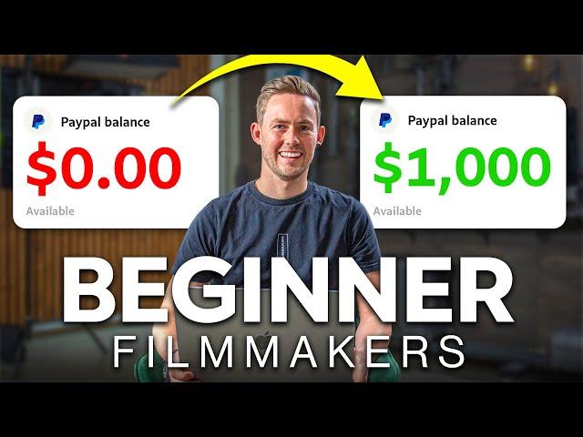 How To Make Your First $1,000 As a Beginner Filmmaker In 2024