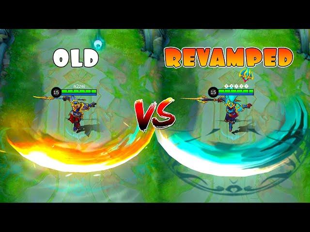 Alpha Revamped Onimusha Commander VS OLD Skill Effects Comparison MLBB