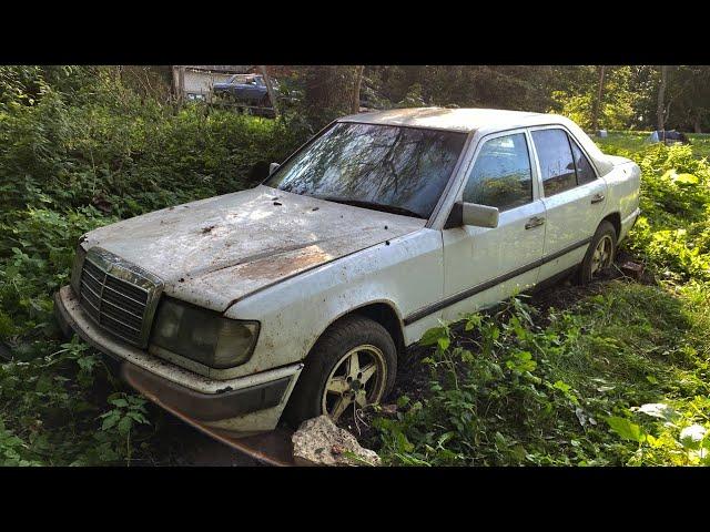 Starting Mercedes-Benz w124 200D After 8 Years + Test Drive