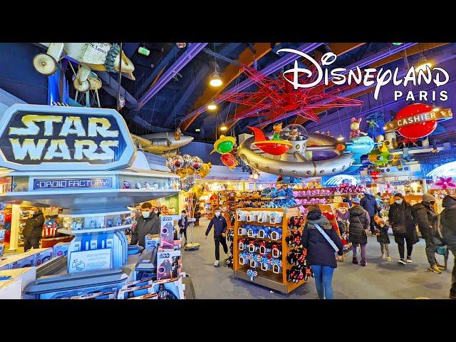 Disney Store in Disney Village at Disneyland Paris FULL TOUR (March 2022) [4K]