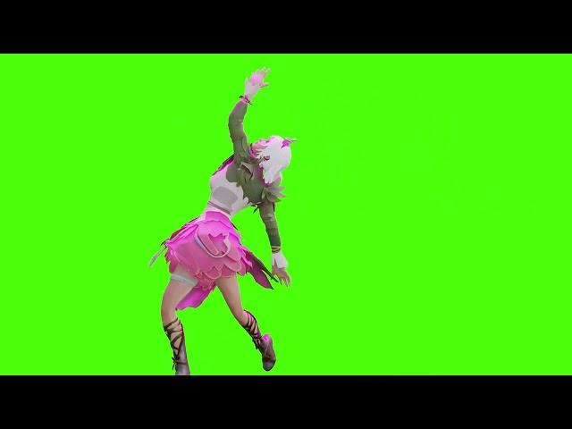 bgmi character clip green screen