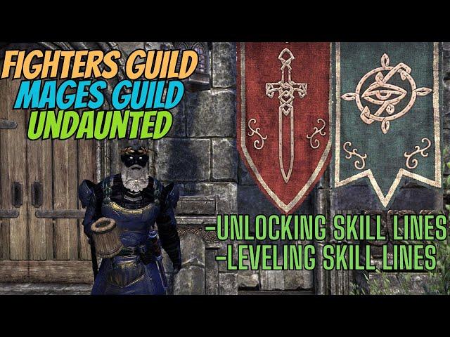 Fighters Guild, Mages Guild, Undaunted