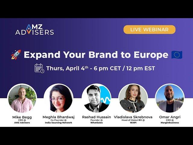  Expand Your Brand to Europe