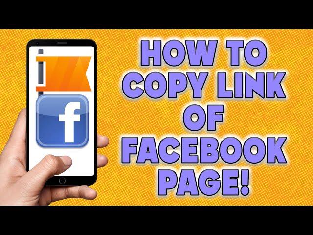 How to Copy Link of Facebook Page! | How To Share Facebook Page Link