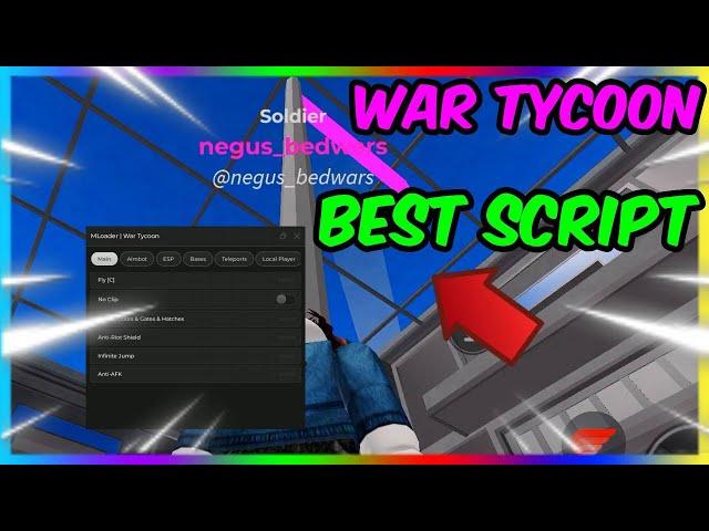 *BEST* Roblox War Tycoon Script | Infinite Money, Aim Bot | PASTEBIN 2024