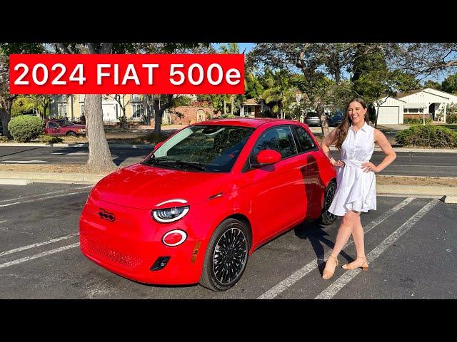 Tour The 2024 FIAT 500e With Me! A Little Italian Electric Car With A Big Personality!