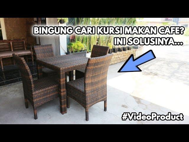 Set Kursi Makan Minimalis Rotan Sintetis Terbaru Harga Murah