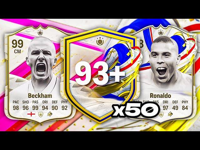 50x 1 OF 4 93+ ICON PLAYER PICKS!  FC 24 Ultimate Team