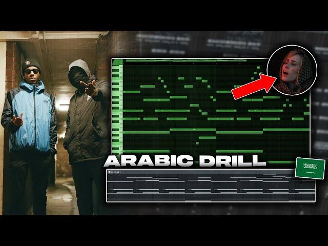 MAKING AN ARABIC INFLUENCED UK DRILL BEAT | (How to Make UK Drill Beats in 2022)