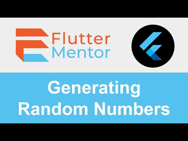 Flutter - How To Generate Random Numbers (With Different Ranges)