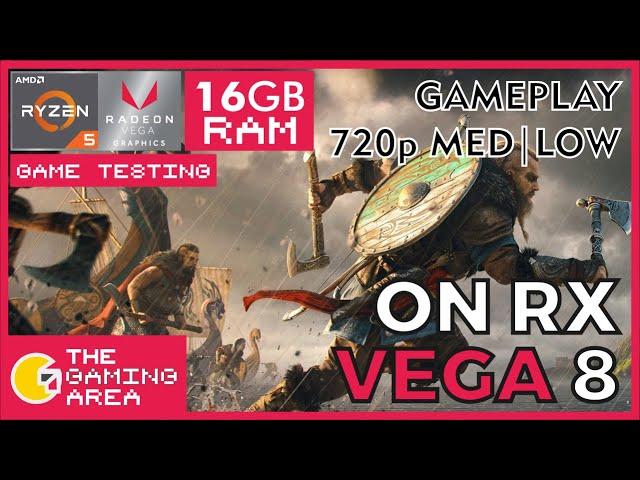 Assassin's Creed Valhalla Gameplay Vega 8 (30 FPS)