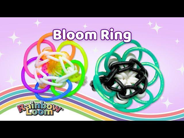 Bloom Ring Rainbow Loom Tutorial by Angelynn (TutorialsByA™) - Beginner/Intermediate Level Design