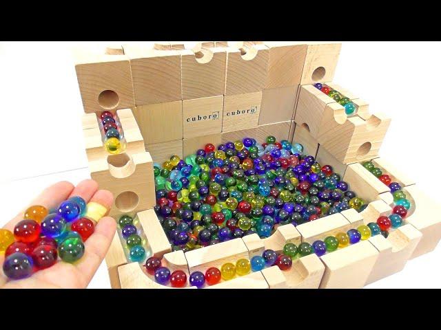 Marble run race ASMR  Summary video of over 10 types of Cuboro marble .Compilation  video!