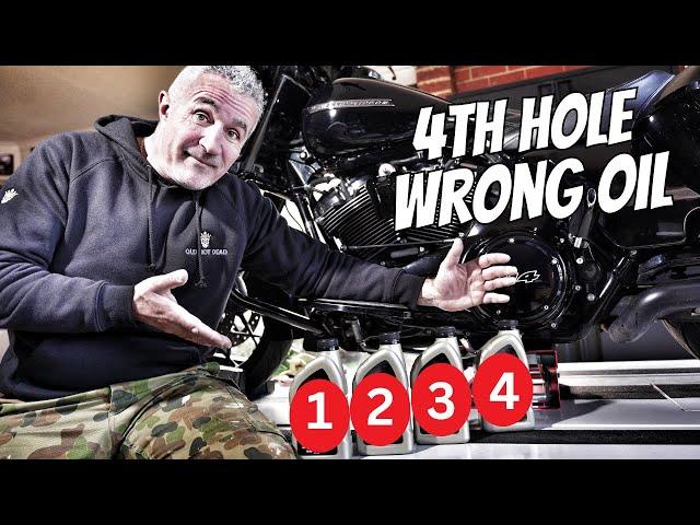 Harley Davidson 4 Hole Oil Change.