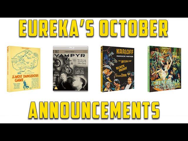 Eureka October Announcements | Eureka Classics | Masters of Cinema | Silent Cinema | Boris Karloff