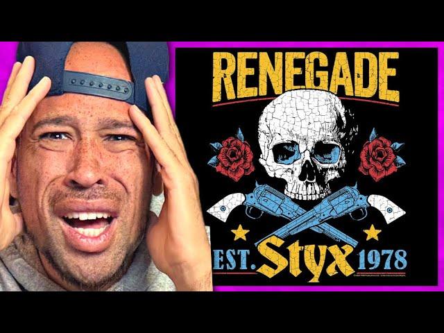 Rapper FIRST time REACTION to Styx - Renegade! This is EPIC!