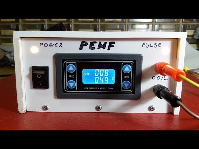 DIY PEMF (pulsed electromagnetic field) therapy device with signal generator module