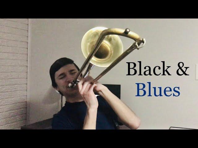 Black & Blues Trombone Multitrack Cover