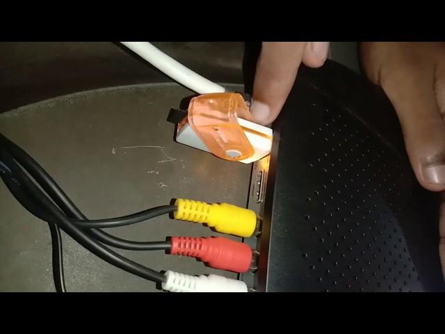 how to connect SD card to old TV|how to connect setup box to TV