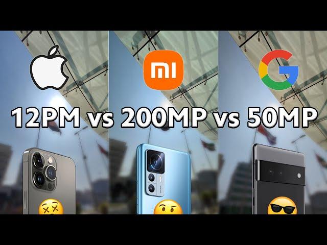 Xiaomi 12T Pro Camera Test - Xiaomi 12T Pro vs iPhone 13 Pro vs Google Pixel 6