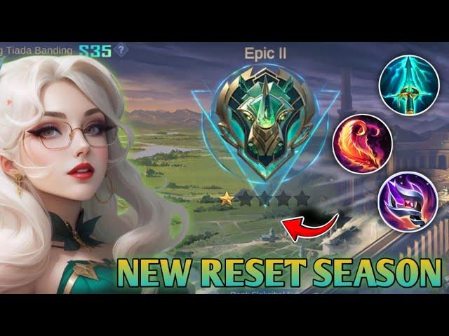 I'M BACK !! WELCOME TO EPIC AGAIN  || GAMEPLAY ODETTE NEW SEASON - MLBB