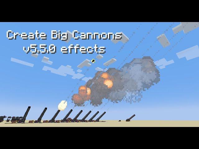 Create Big Cannons v5.5.0 new effects showcase