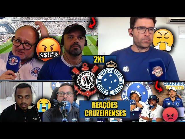 REAÇÕES dos CRUZEIRENSES FURIOSOS com a DERROTA - CORINTHIANS 2X1 CRUZEIRO [REACT BRASILEIRÃO 2024]