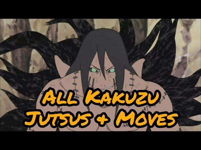 All Kakuzu Jutsus & Moves