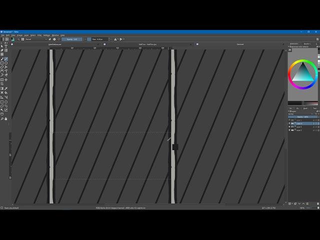 Painting seamless textures in Krita